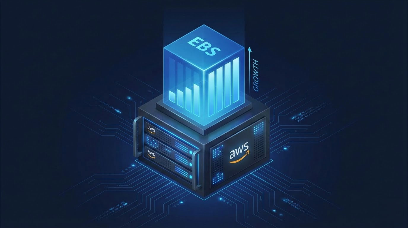 Extend EBS volume on AWS EC2 — visual guide to expanding cloud storage without downtime