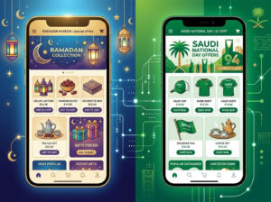 AI-powered culturally intelligent eCommerce campaigns tailored for Ramadan and Saudi National Day.