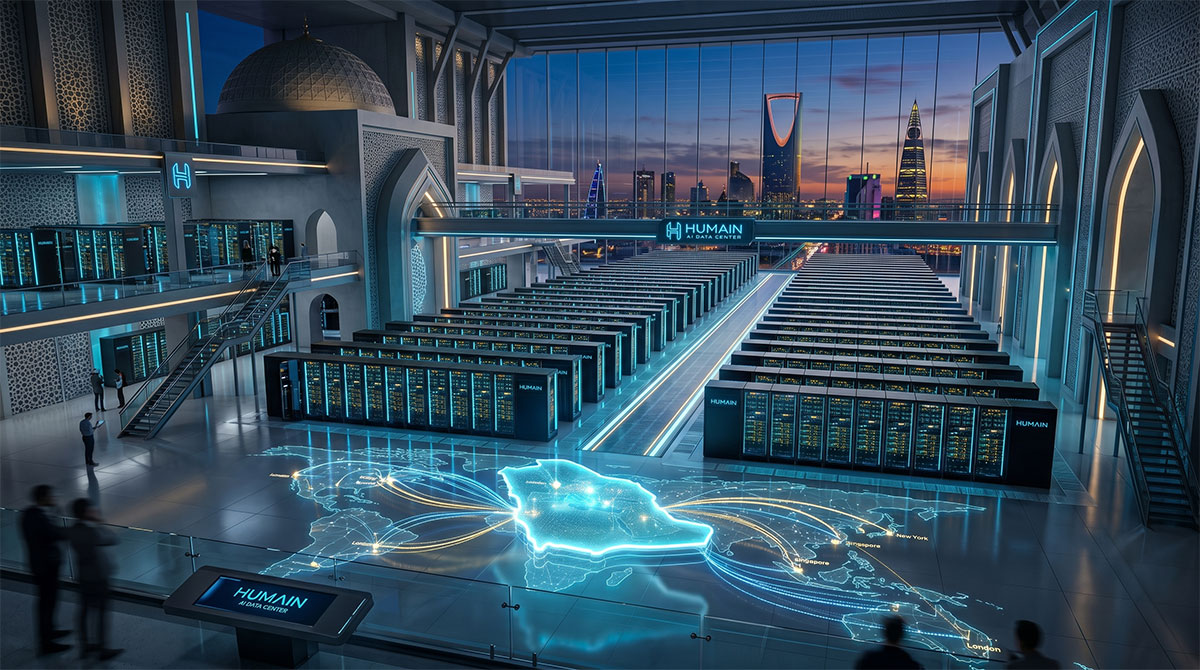 HUMAIN Saudi Arabia sovereign AI data center in Riyadh